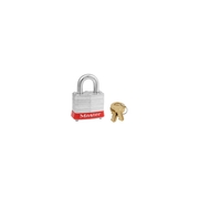 Master Lock RED LAMINATED STEEL SAFETY, PADLOCK1-9/16IN(40MM)W WITH3/4,  3RED